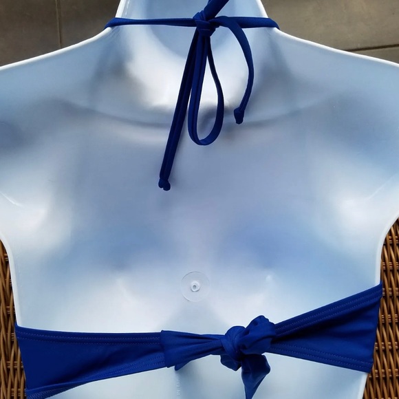 New Venus Blue Green Bandeau Bikini Top DD2 38C 40B - Picture 2 of 2